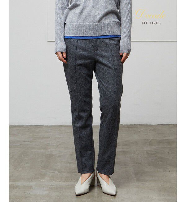 BEIGE,「CORBY / クロップドパンツ」|スラックス|C.Gray