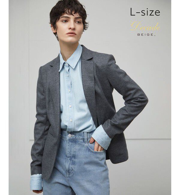 BEIGE,「【L-size】CORBY / テーラードジャケット」|テーラードジャケット|C.Gray
