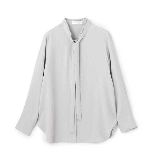 BEIGE,「【洗える・L-size】EVA / ボウタイロングスリーブブラウス」|シャツ・ブラウス|