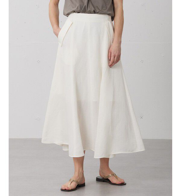 BEIGE,「BERNARD / フレアスカート」|スカート|Ecru
