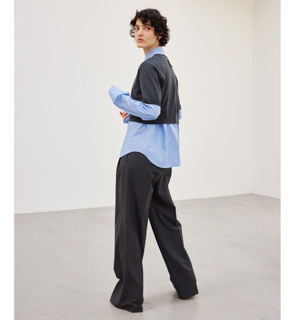 BEIGE,「【洗える】LAVAL / ワイドタックパンツ」|その他|