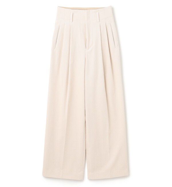 BEIGE,「【洗える】PASTEUR / ウエストベルト付きコーデュロイパンツ」|その他|