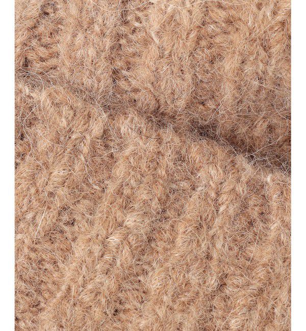 BEIGE,「GLAIEULS / アルパカ混インターシャスヌード」|マフラー|