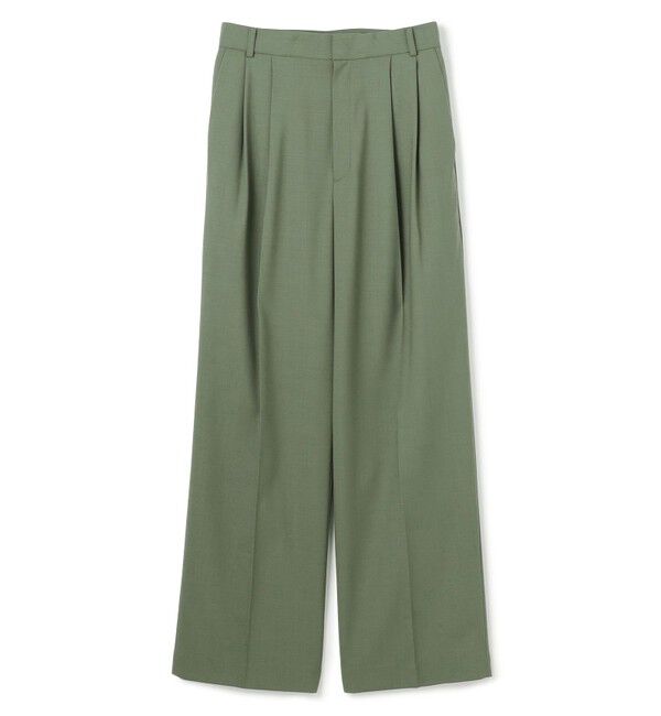 BEIGE,「【GISELe 6月号掲載】OREGANO / サマーウールタックワイドパンツ」|その他|