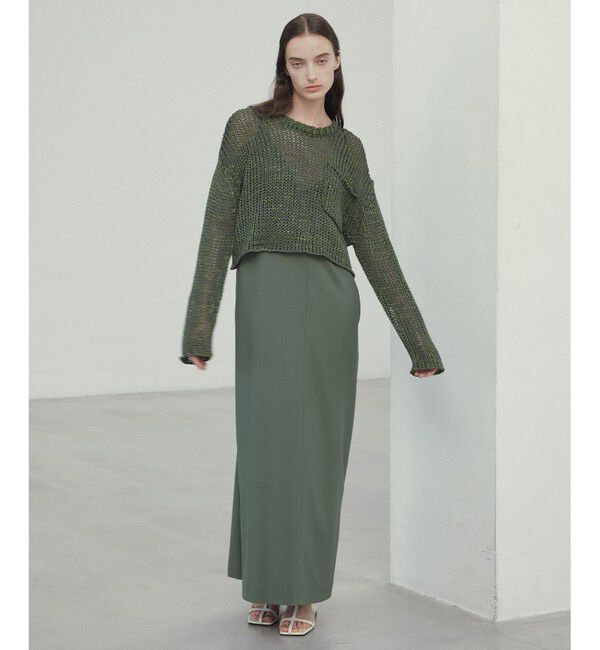 BEIGE,「【Oggi ６月号掲載】OREGANO / サマーウールキャミソールドレス」|ワンピース|Olive