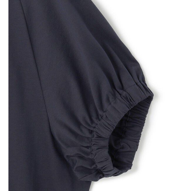 BEIGE,「【洗える】STOCK / オーガニックコットン半袖ギャザートップス」|Tシャツ・カットソー|