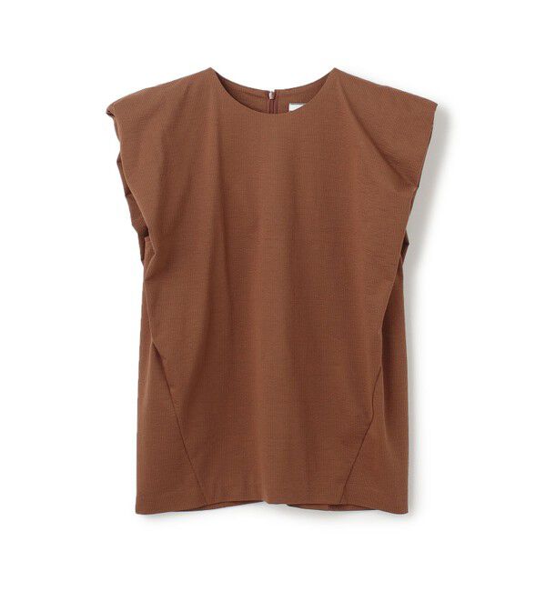 BEIGE,「【洗える】SCALA / コットンリネンボリュームスリーブトップス」|Tシャツ・カットソー|