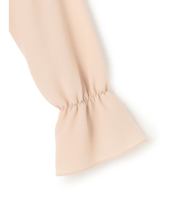 BEIGE,「【WEB限定・洗える】CLARION / バンドカラーフリルブラウス」|シャツ・ブラウス|