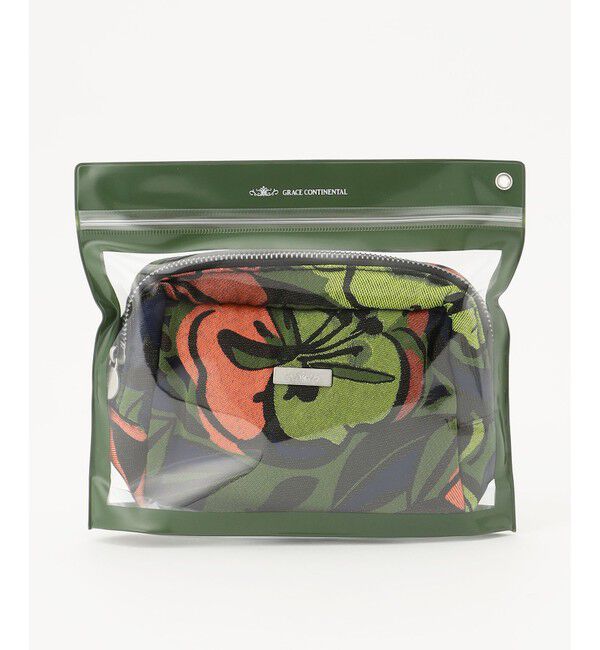 GRACE CONTINENTAL「Fabricスクエアポーチ」|ポーチ|