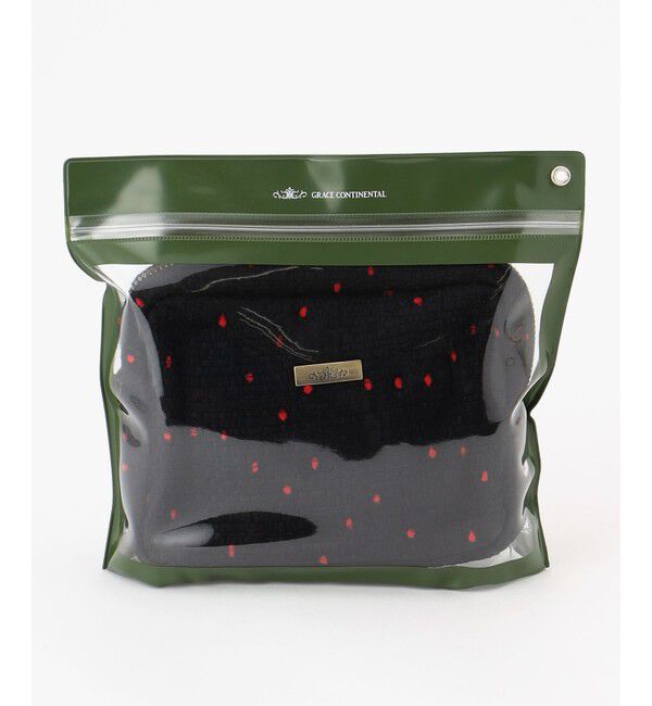 GRACE CONTINENTAL「Fabricスクエアポーチ-AW」|ポーチ|