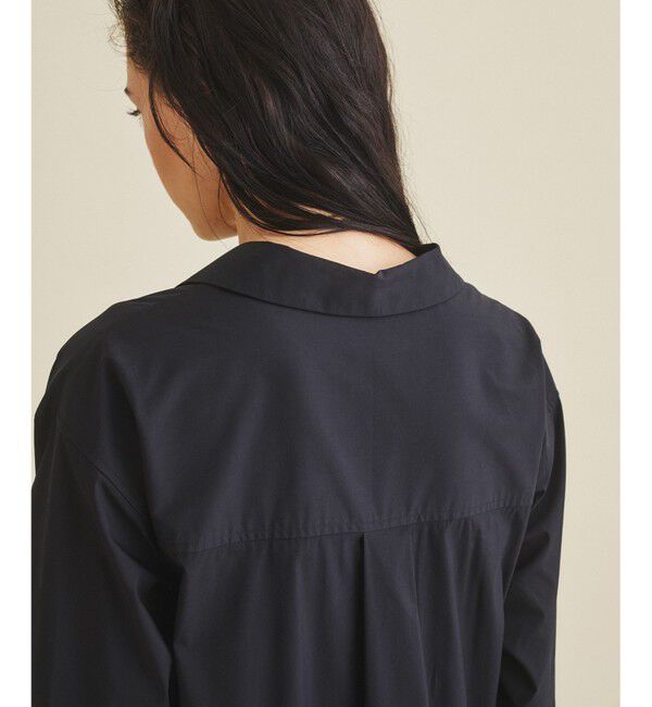  「ティアード切替シャツワンピース」|ワンピース|