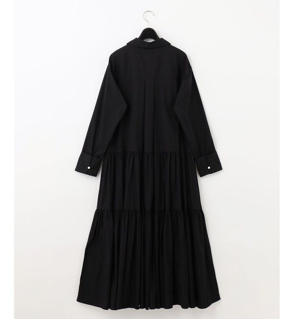  「ティアード切替シャツワンピース」|ワンピース|