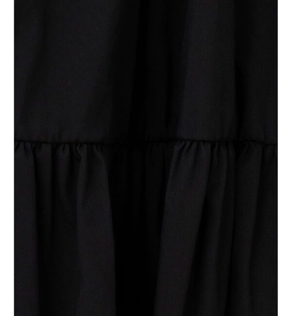  「ティアード切替シャツワンピース」|ワンピース|