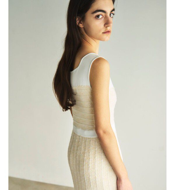 GRACE CONTINENTAL「ツイードマーメイドニットワンピース」|ワンピース|