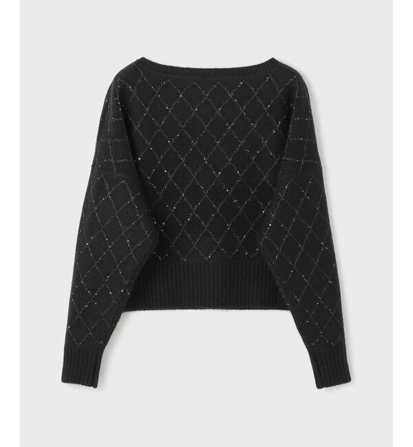 GRACE CONTINENTAL「スパークルニットトップ」|ニット・セーター|