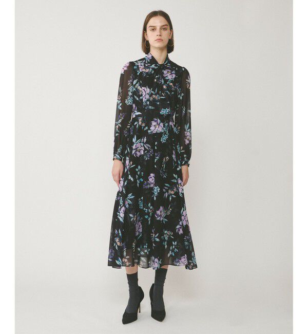 Diagram「フラワーレイヤーワンピース」|ワンピース|ブラック