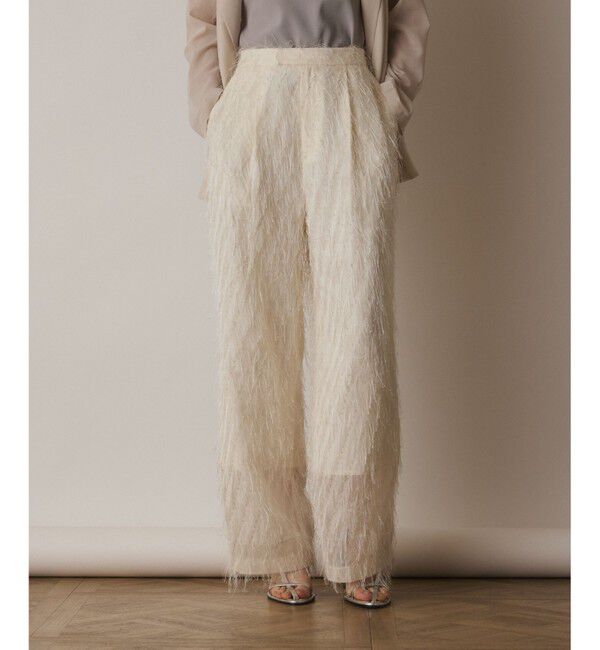  「フリンジワンタックパンツ」|その他|