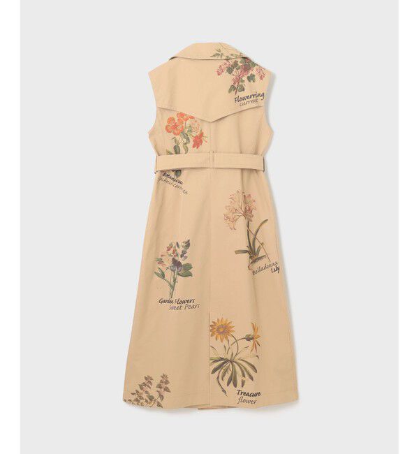 Diagram「プリントトレンチワンピース」|ワンピース|