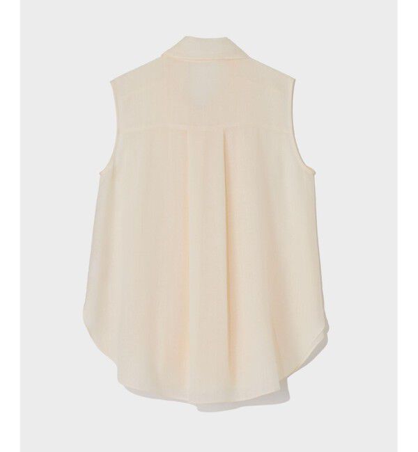 Grace Class「リネンライクボウタイノースリーブ」|シャツ・ブラウス|