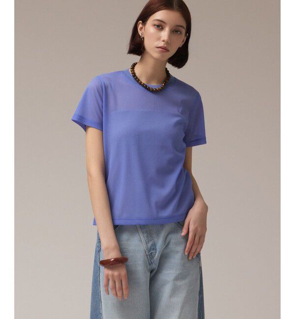 Diagram「シアーカットトップ」|Tシャツ・カットソー|ブルー