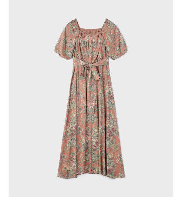 GRACE CONTINENTAL「ヴィンテージフラワープリントワンピース」|ワンピース|