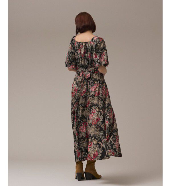 GRACE CONTINENTAL「ヴィンテージフラワープリントワンピース」|ワンピース|