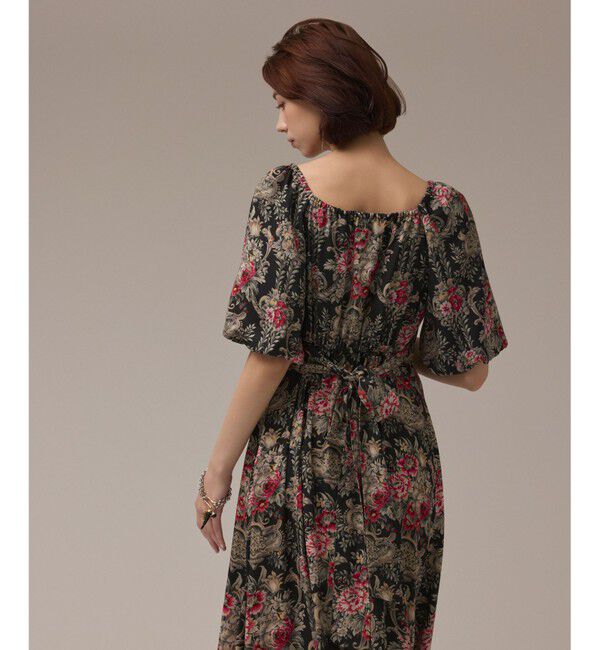 GRACE CONTINENTAL「ヴィンテージフラワープリントワンピース」|ワンピース|