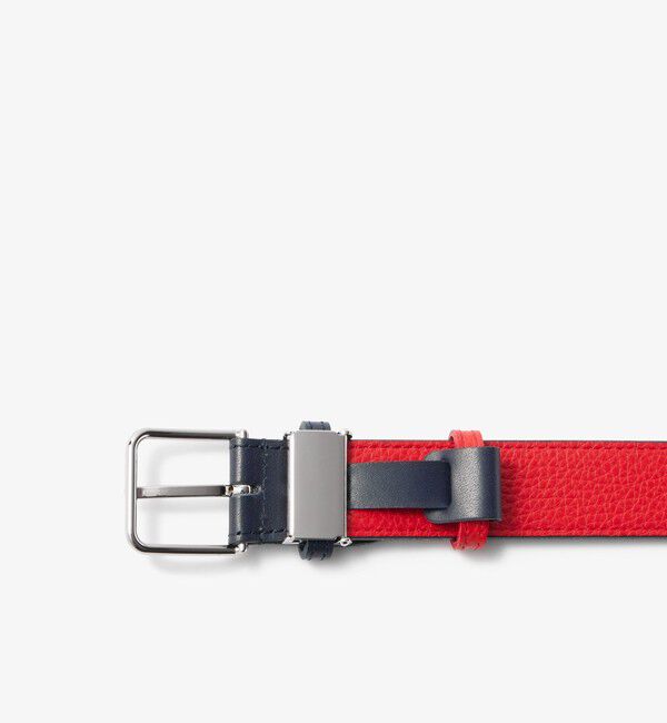 LACOSTE「バイカラーリバーシブルレザーベルト」|ベルト|
