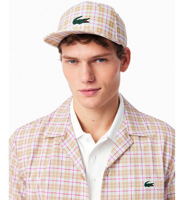 LACOSTE「ワンポイント 耐水ゴルフキャップ」|キャップ・キャスケット|