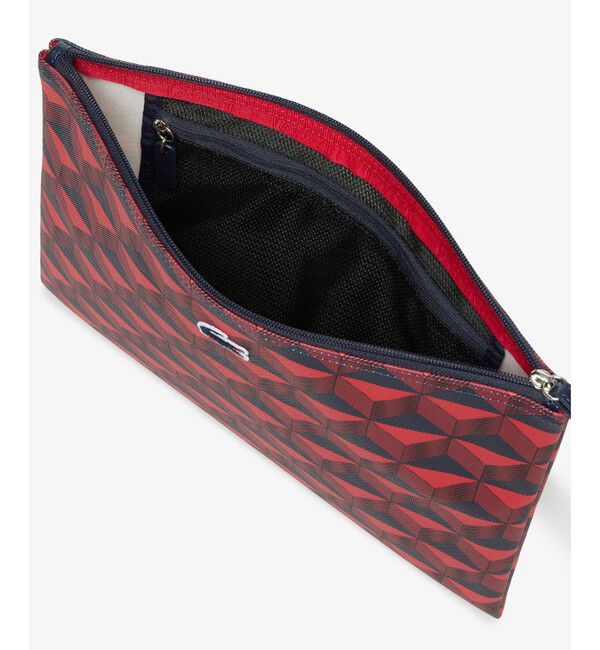 LACOSTE「L.12.12 コンセプトシーズナル ラージフラットポーチ」|クラッチバッグ|