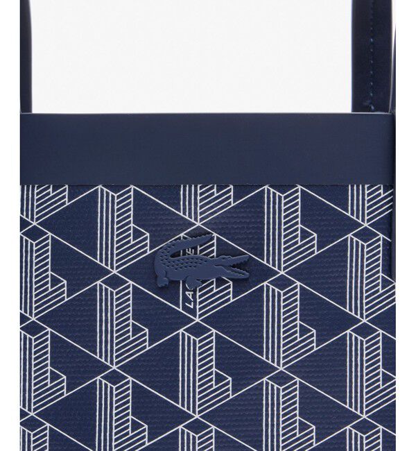 LACOSTE「ゼリィ コーテッドキャンバスモノグラムスモールトート」|トートバッグ|