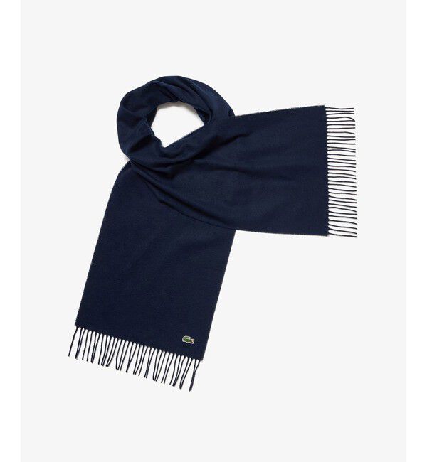 LACOSTE「エッセンシャルマフラー」|マフラー|ダークネイビー