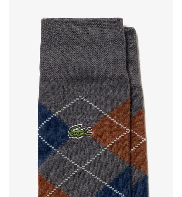 LACOSTE「アーガイルニットソックス 25-27cm」|ソックス|