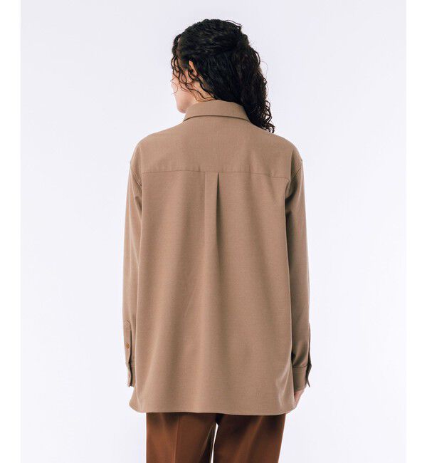 LACOSTE「ウールライクダブルポケットシャツ」|シャツ・ブラウス|