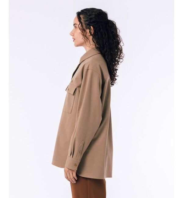 LACOSTE「ウールライクダブルポケットシャツ」|シャツ・ブラウス|