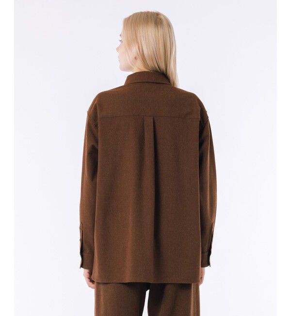 LACOSTE「ウールライクダブルポケットシャツ」|シャツ・ブラウス|