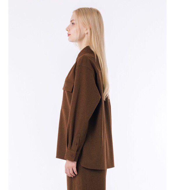 LACOSTE「ウールライクダブルポケットシャツ」|シャツ・ブラウス|