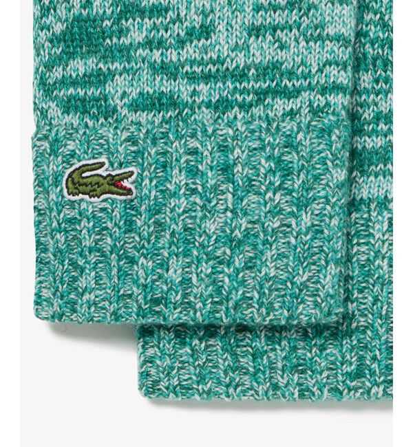 LACOSTE「メランジェニットグローブ」|手袋|