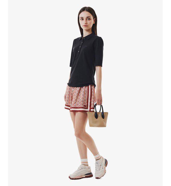 LACOSTE「ラインドアメリブウィメンズショートソックス」|ソックス|