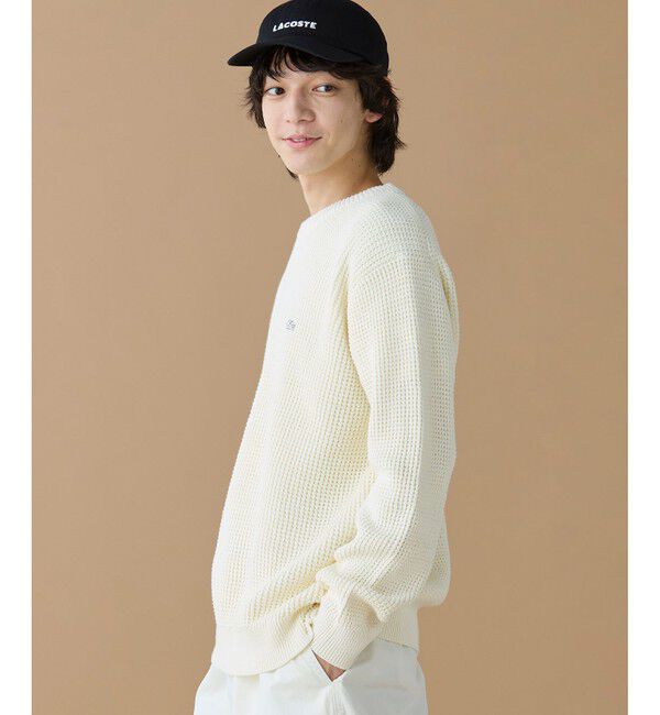 LACOSTE「ワッフルニットセーター」|ニット・セーター|