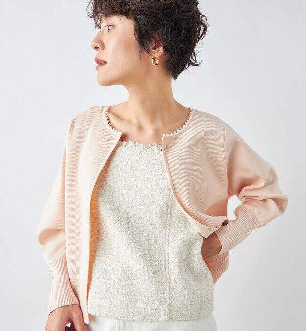 NOLLEY'S「BISHU JAPAN コットンフラッグツイードビスチェ」|シャツ・ブラウス|