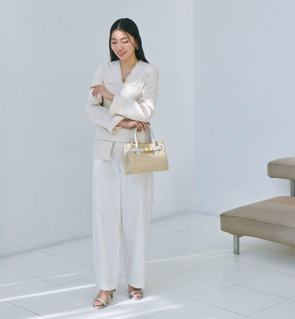 NOLLEY'S「BISHU JAPAN コットンフラッグツイードビスチェ」|シャツ・ブラウス|