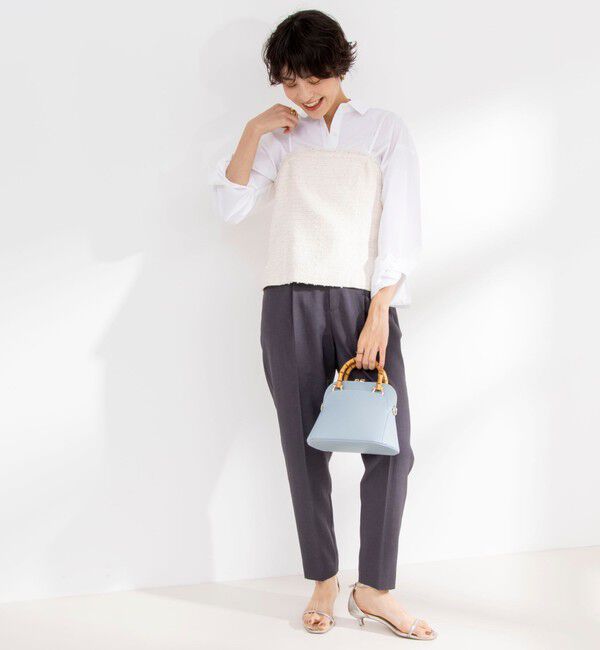 NOLLEY'S「BISHU JAPAN コットンフラッグツイードビスチェ」|シャツ・ブラウス|