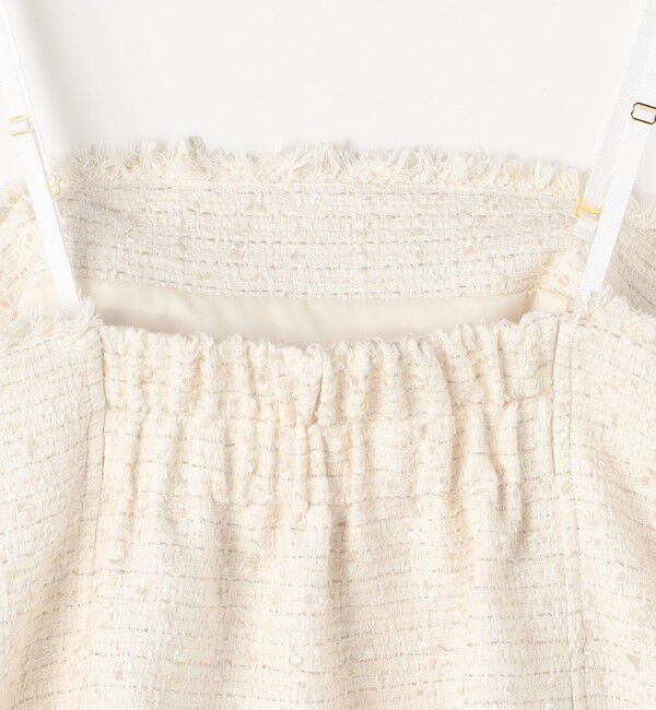 NOLLEY'S「BISHU JAPAN コットンフラッグツイードビスチェ」|シャツ・ブラウス|