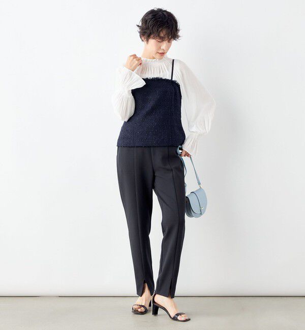 NOLLEY'S「BISHU JAPAN コットンフラッグツイードビスチェ」|シャツ・ブラウス|