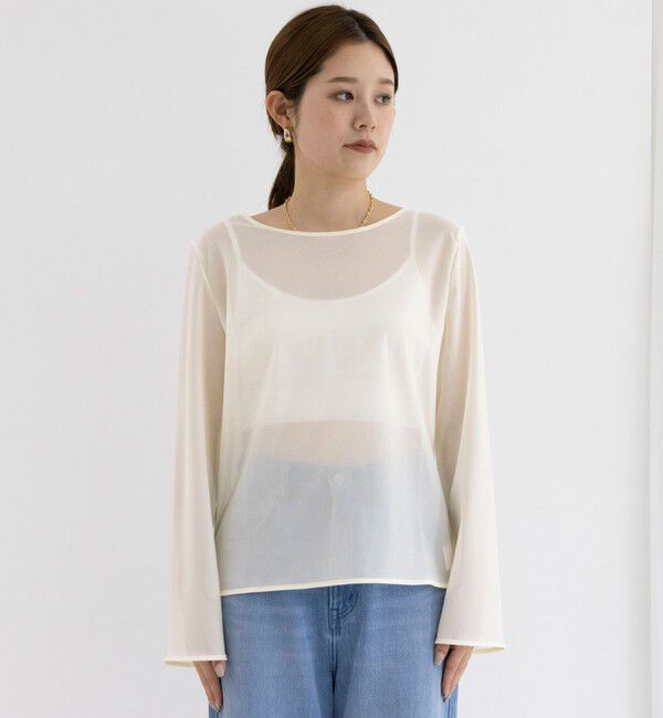 NOLLEY'S「ラメシアートリコットプルオーバーカットソー」|Tシャツ・カットソー|