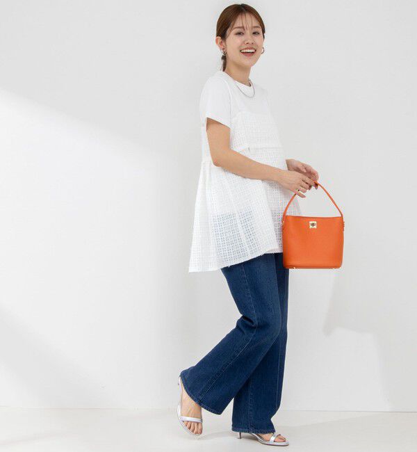 NOLLEY'S「BISHU JAPANチェックツィード2WAYキャミソール」|シャツ・ブラウス|