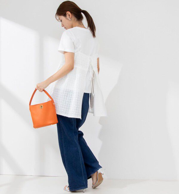 NOLLEY'S「BISHU JAPANチェックツィード2WAYキャミソール」|シャツ・ブラウス|