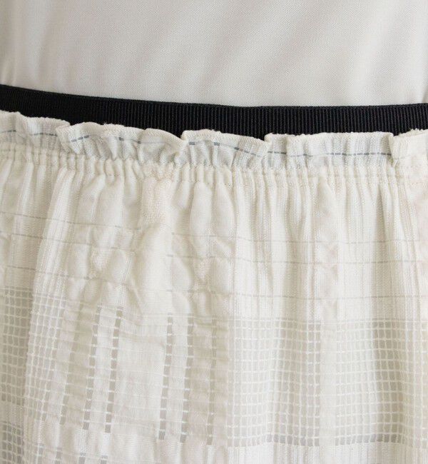 NOLLEY'S「ウォッシャブルレーシージャガードタイトスカート」|タイト|