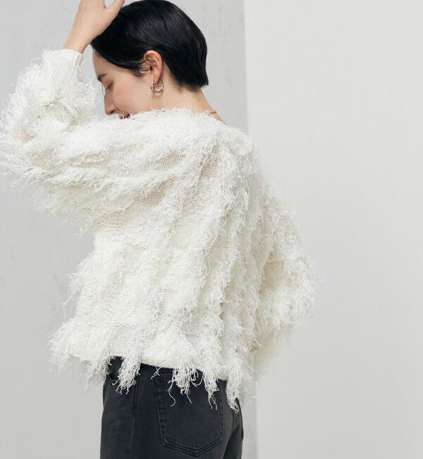 Laraaji「カットジャガードプルオーバーニット」|ニット・セーター|